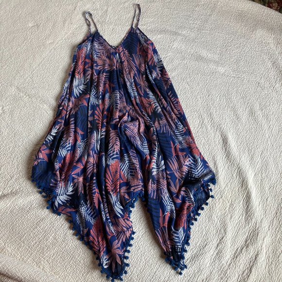 Goa Beachwear by Japna Dresses Goa Beachwear By Japna Vneck Blue